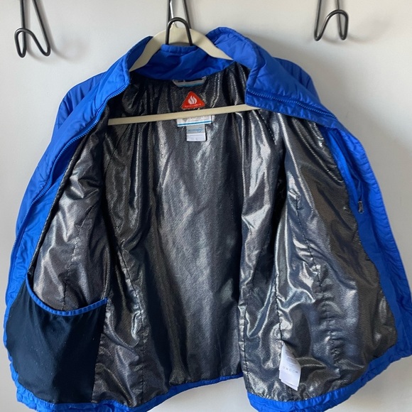 Columbia Sportswear bright blue Omni heat foil lined winter jacket size Large - Picture 7 of 7
